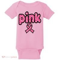Breast Cancer Pink Ribbon Awareness Baby Bodysuit thumb 0