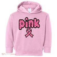 Breast Cancer Pink Ribbon Awareness Toddler Hoodie thumb 0