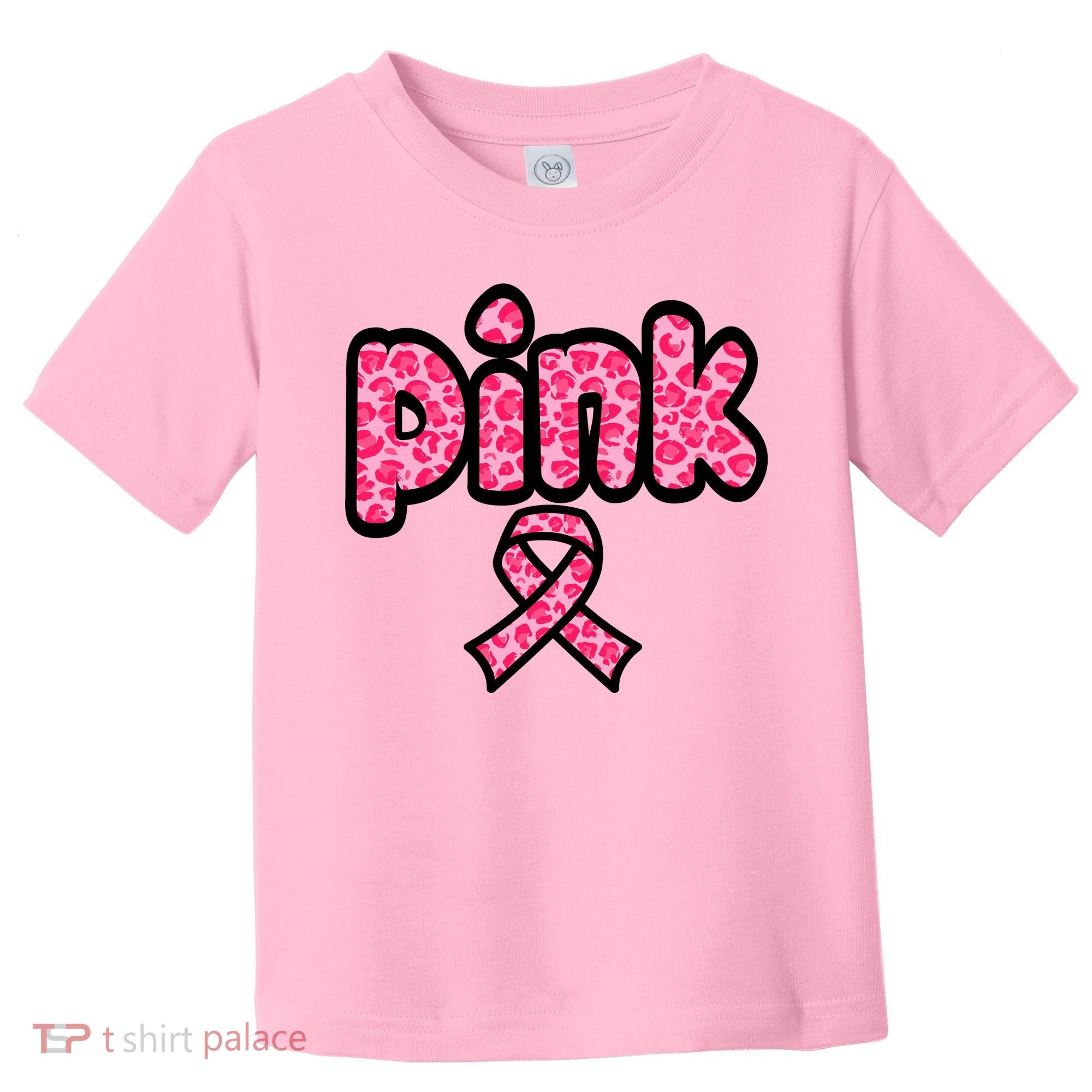 Breast Cancer Pink Ribbon Awareness Toddler T-Shirt