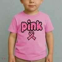 Breast Cancer Pink Ribbon Awareness Toddler T-Shirt thumb 2