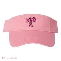 Breast Cancer Pink Ribbon Awareness Visor thumb 0