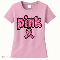 Breast Cancer Pink Ribbon Awareness Women's T-Shirt thumb 0