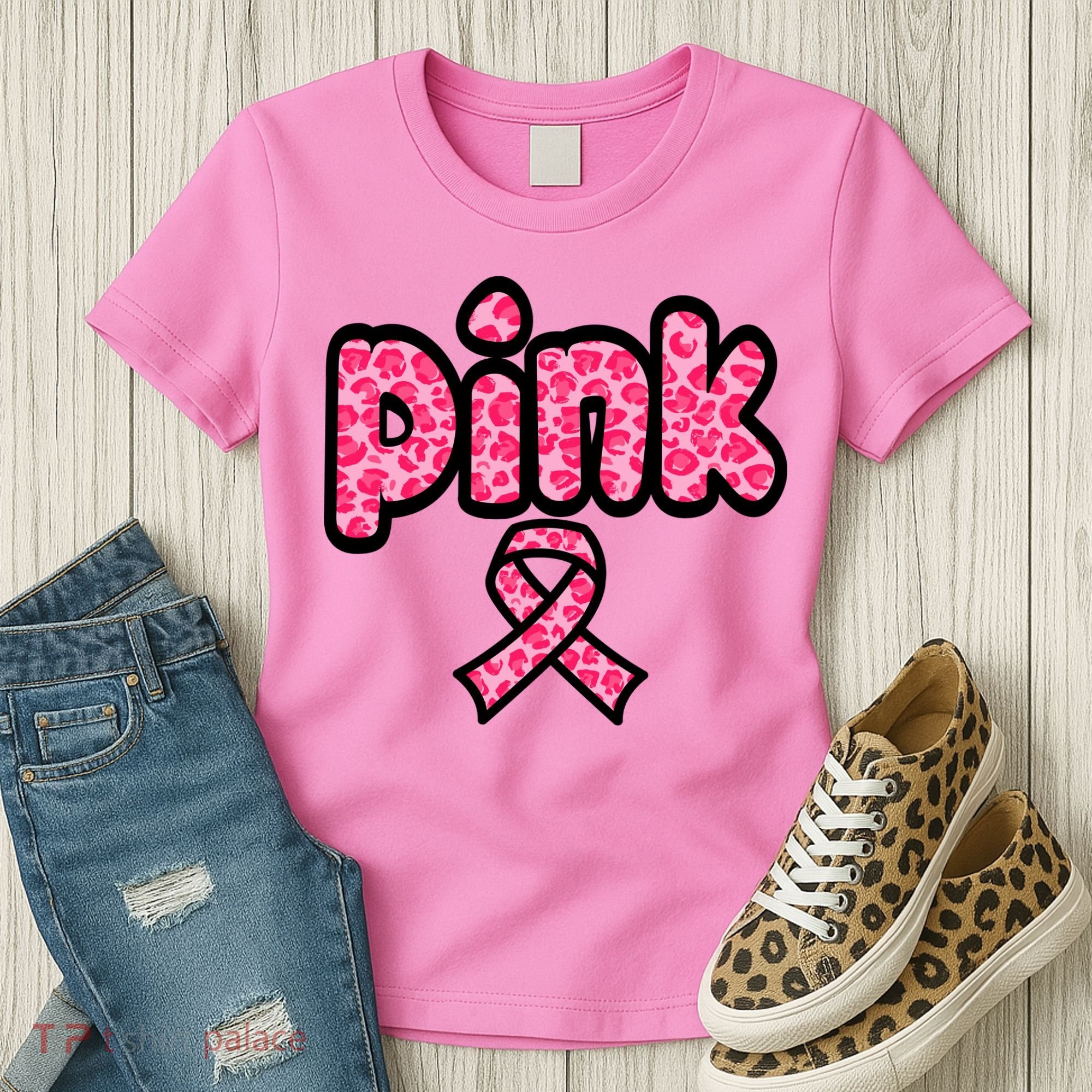 Breast Cancer Pink Ribbon Awareness Women's T-Shirt
