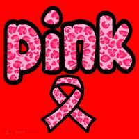 Breast Cancer Pink Ribbon Awareness Santa Hat thumb 1