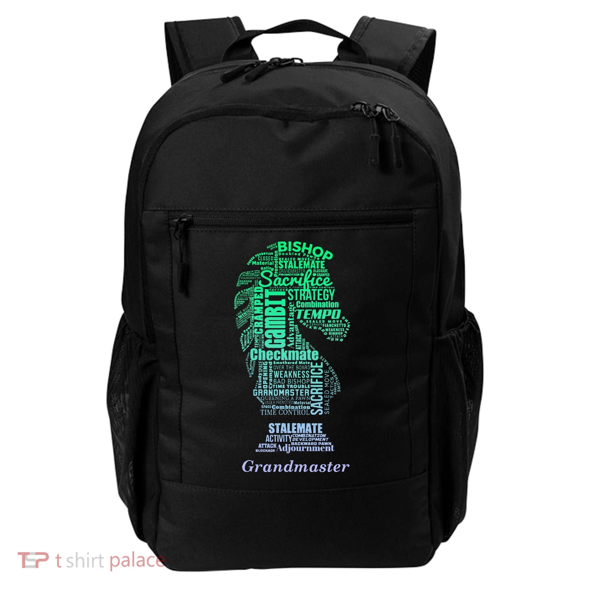 Bishop Chess Piece Group Costume Chess Club Chess Board Backpack