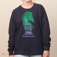 Bishop Chess Piece Group Costume Chess Club Chess Board Women's Sweatshirt thumb 0