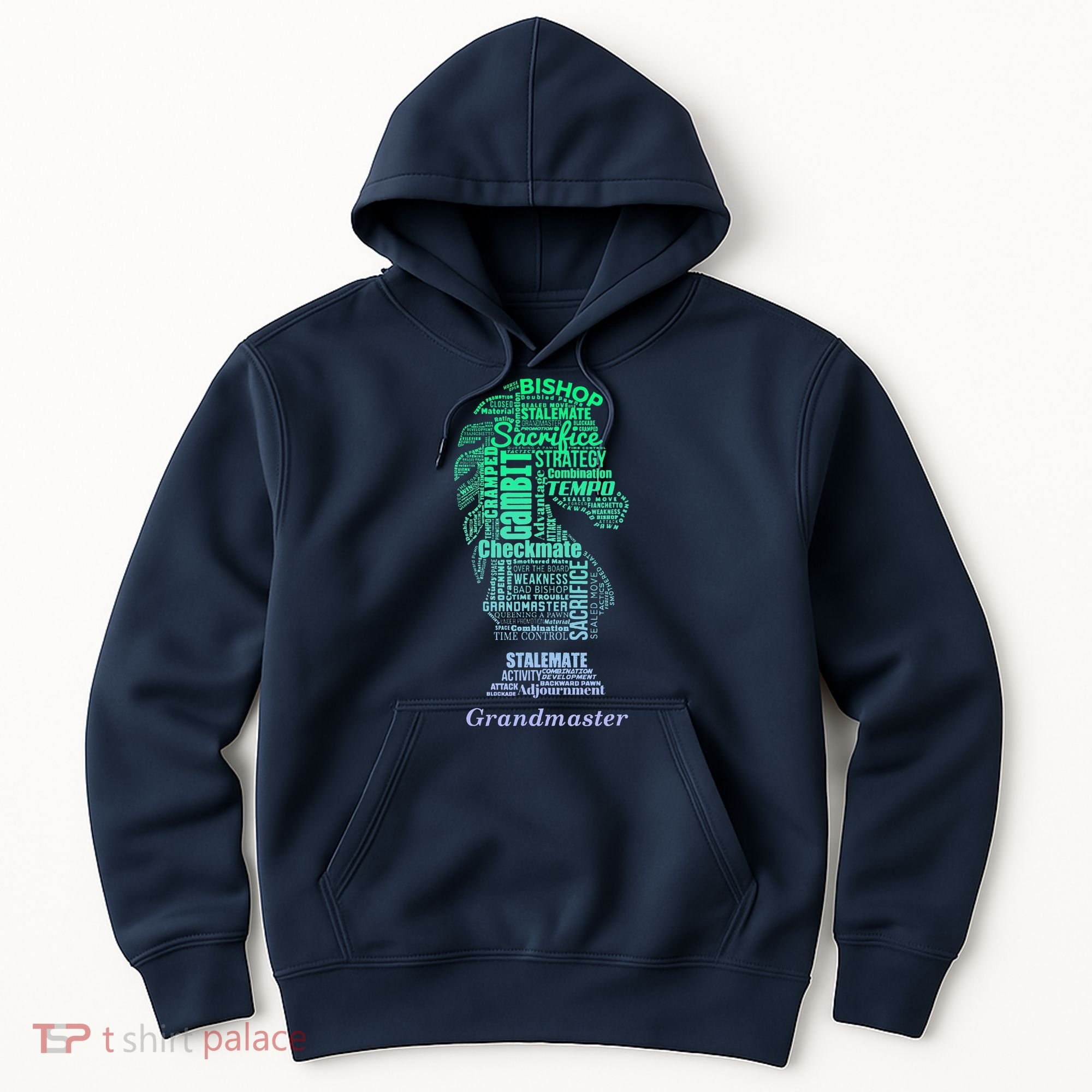 Bishop Chess Piece Group Costume Chess Club Chess Board Hoodie