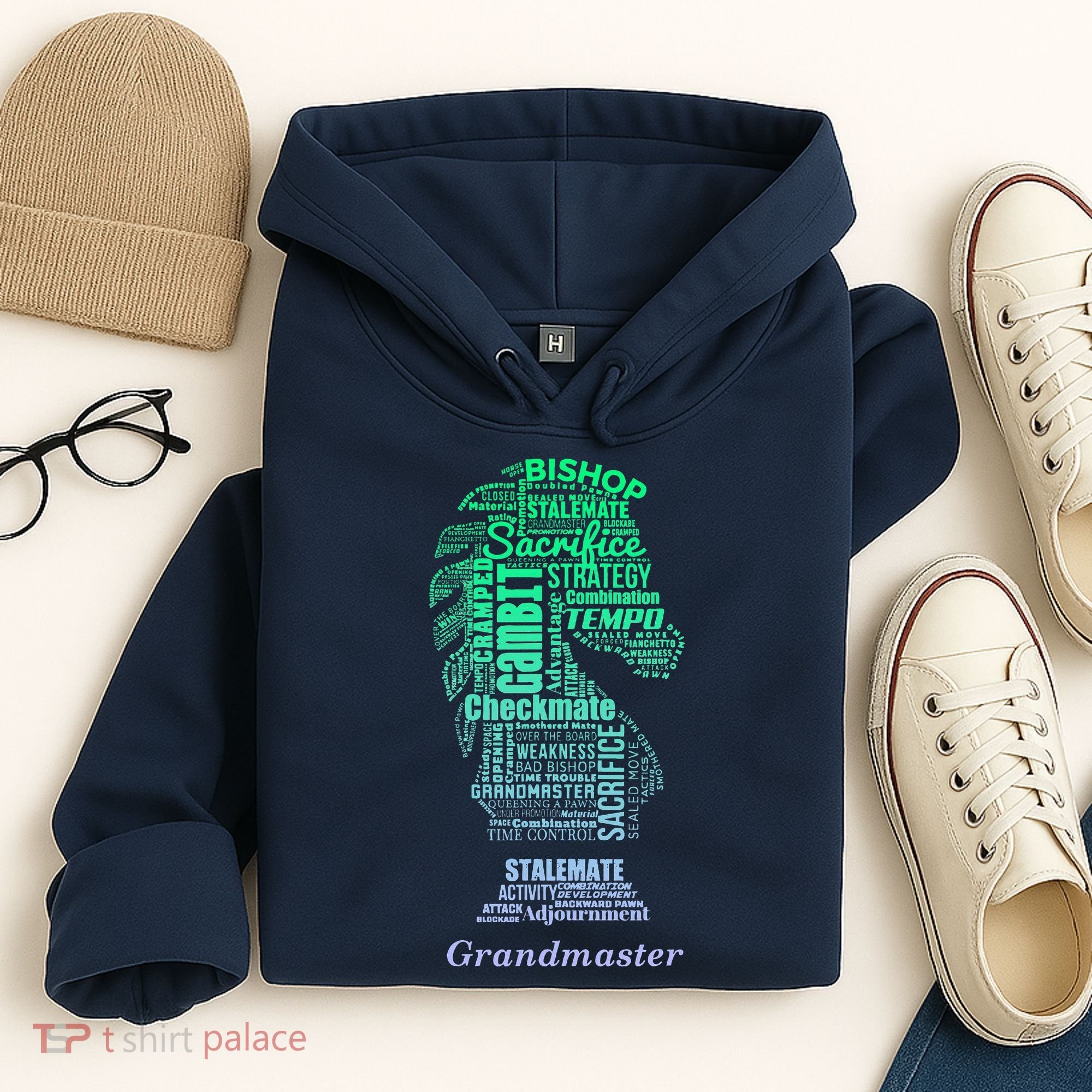 Bishop Chess Piece Group Costume Chess Club Chess Board Hoodie