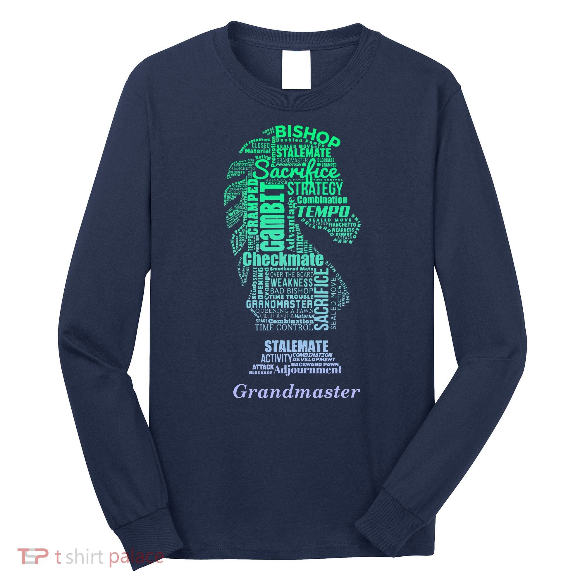 Bishop Chess Piece Group Costume Chess Club Chess Board Long Sleeve Shirt