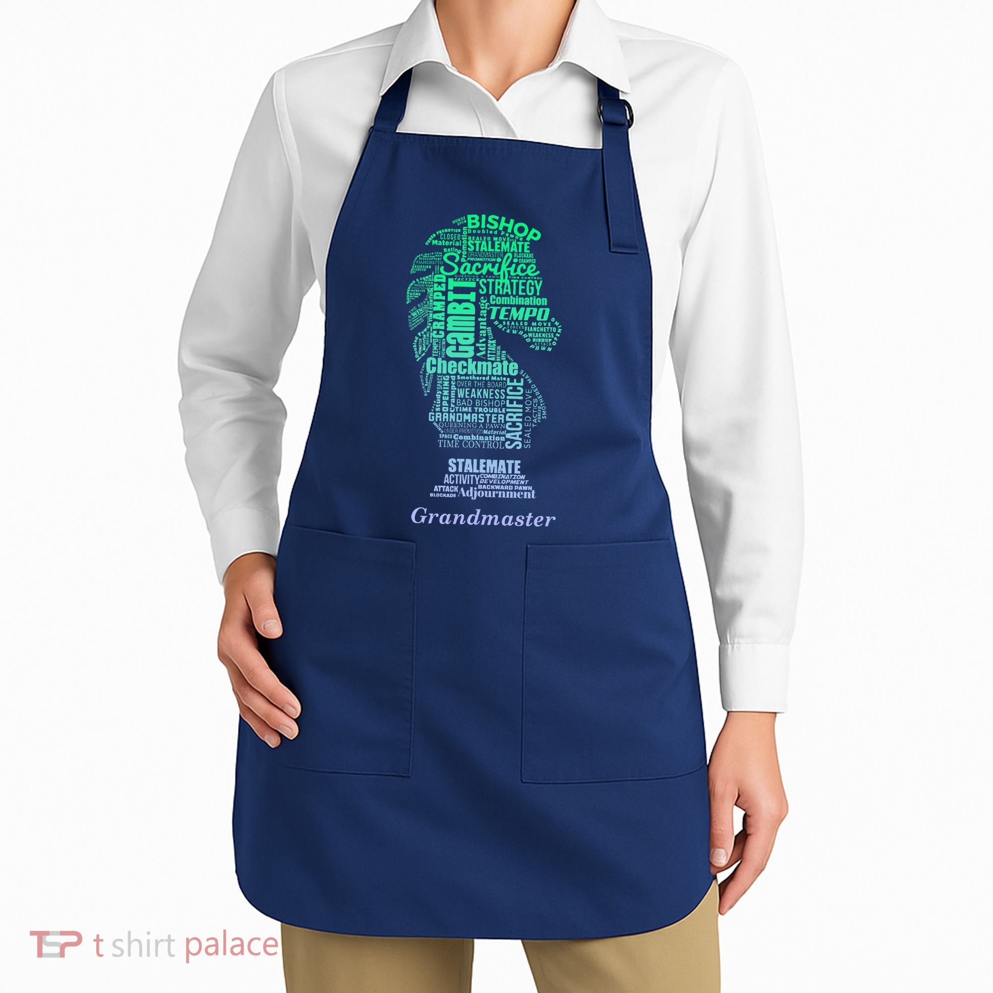 Bishop Chess Piece Group Costume Chess Club Chess Board Apron