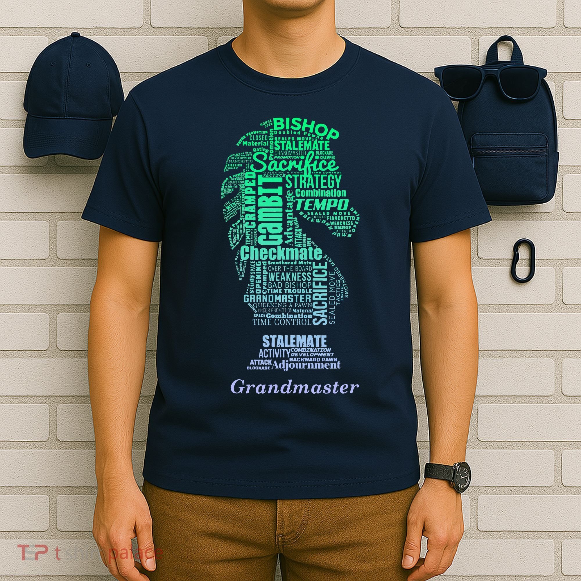 Bishop Chess Piece Group Costume Chess Club Chess Board T-Shirt
