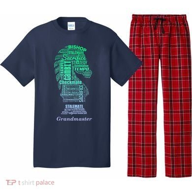 Bishop Chess Piece Group Costume Chess Club Chess Board Pajama Set