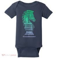 Bishop Chess Piece Group Costume Chess Club Chess Board Baby Bodysuit thumb 0