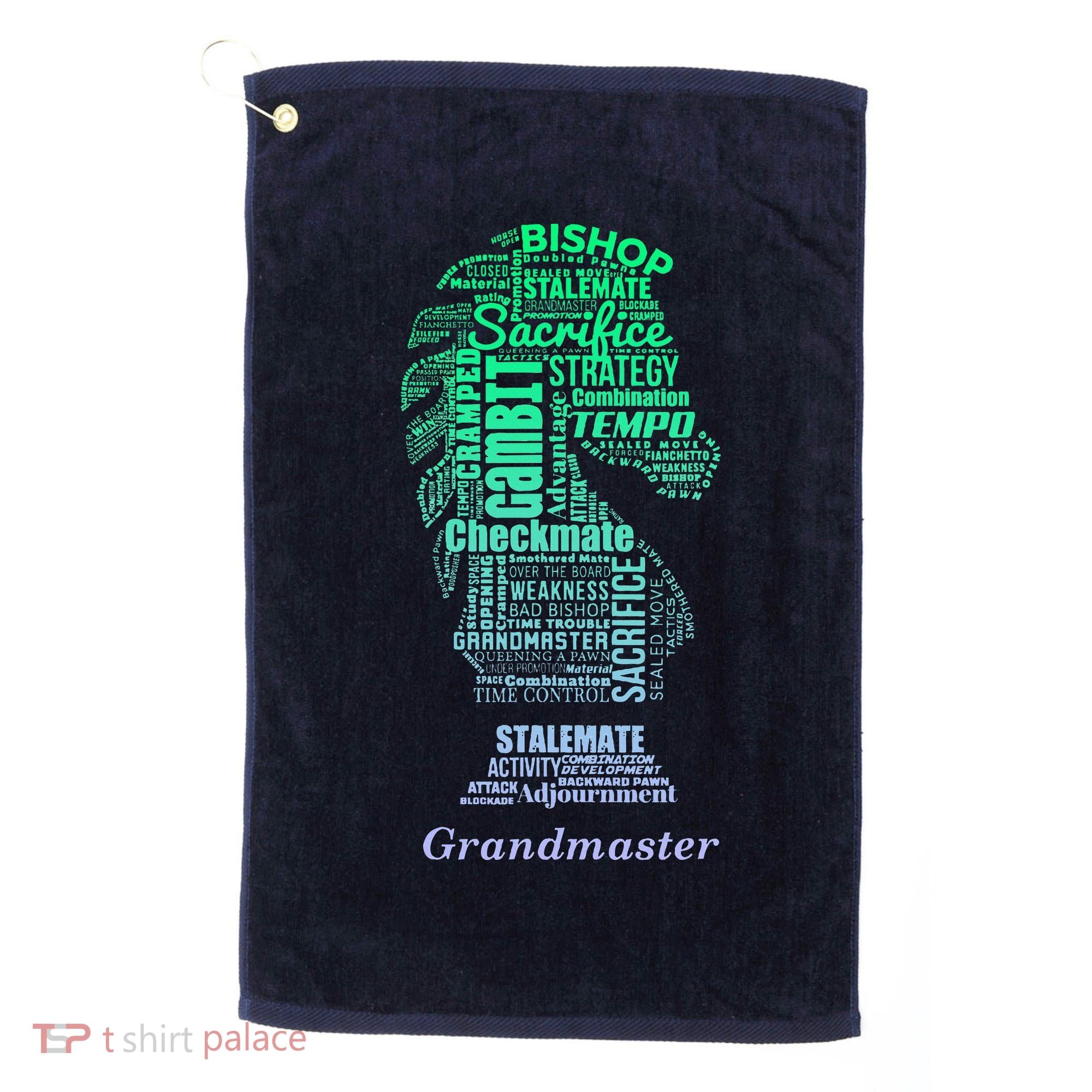 Bishop Chess Piece Group Costume Chess Club Chess Board Golf Towel