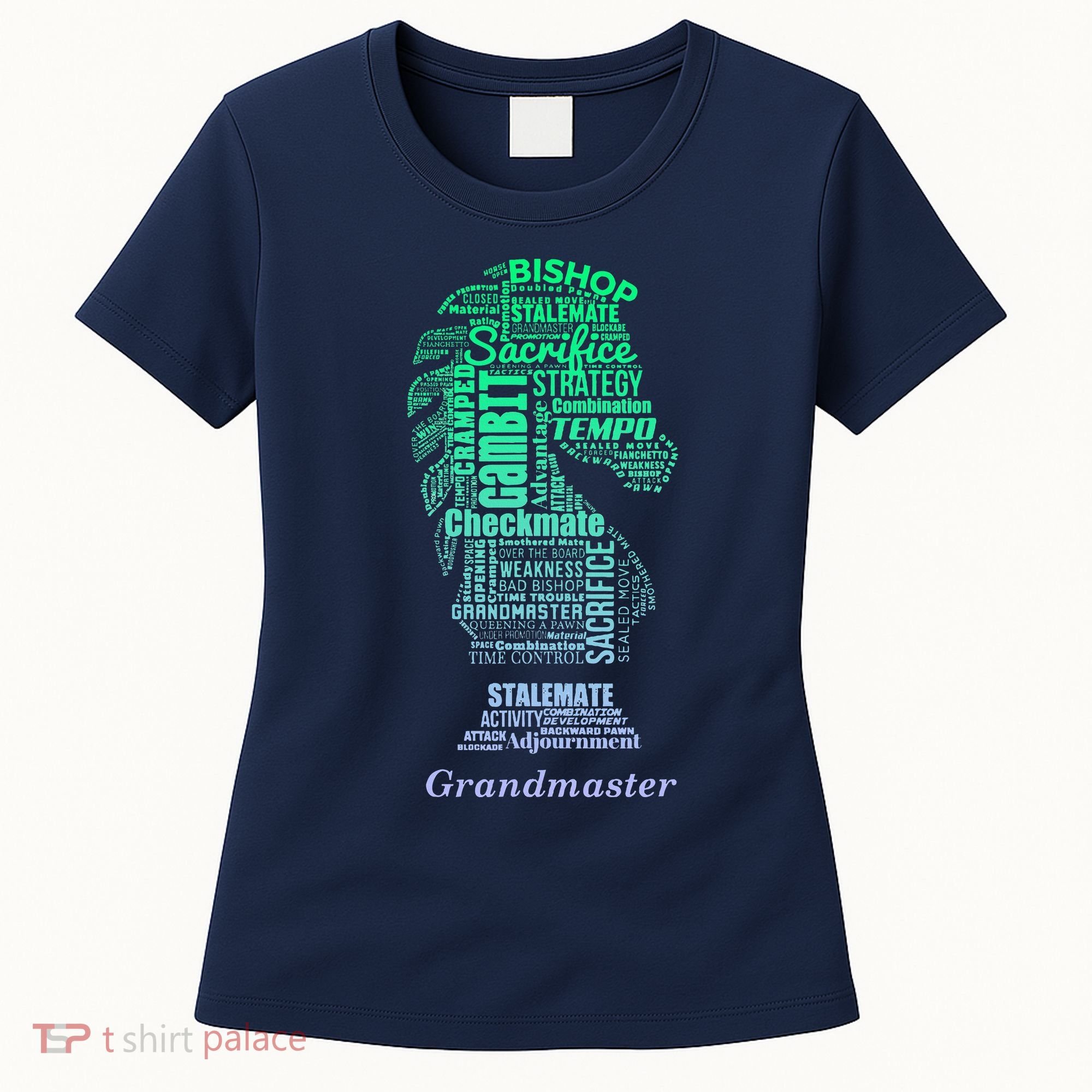 Bishop Chess Piece Group Costume Chess Club Chess Board Women's T-Shirt