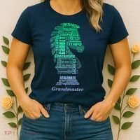 Bishop Chess Piece Group Costume Chess Club Chess Board Women's T-Shirt thumb 2