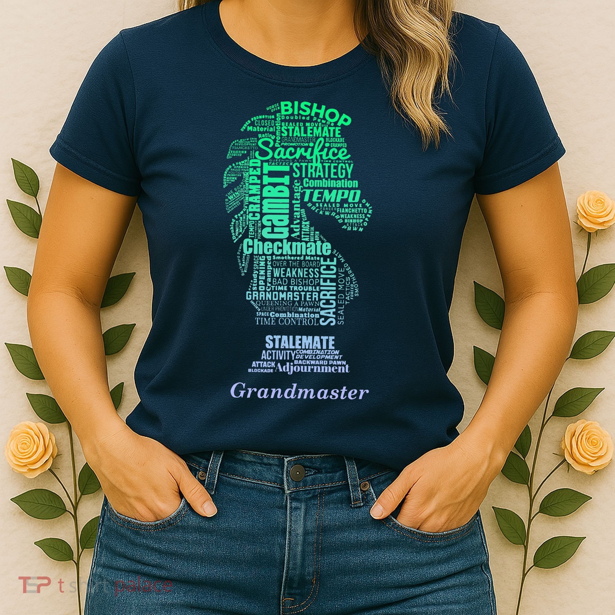 Bishop Chess Piece Group Costume Chess Club Chess Board Women's T-Shirt
