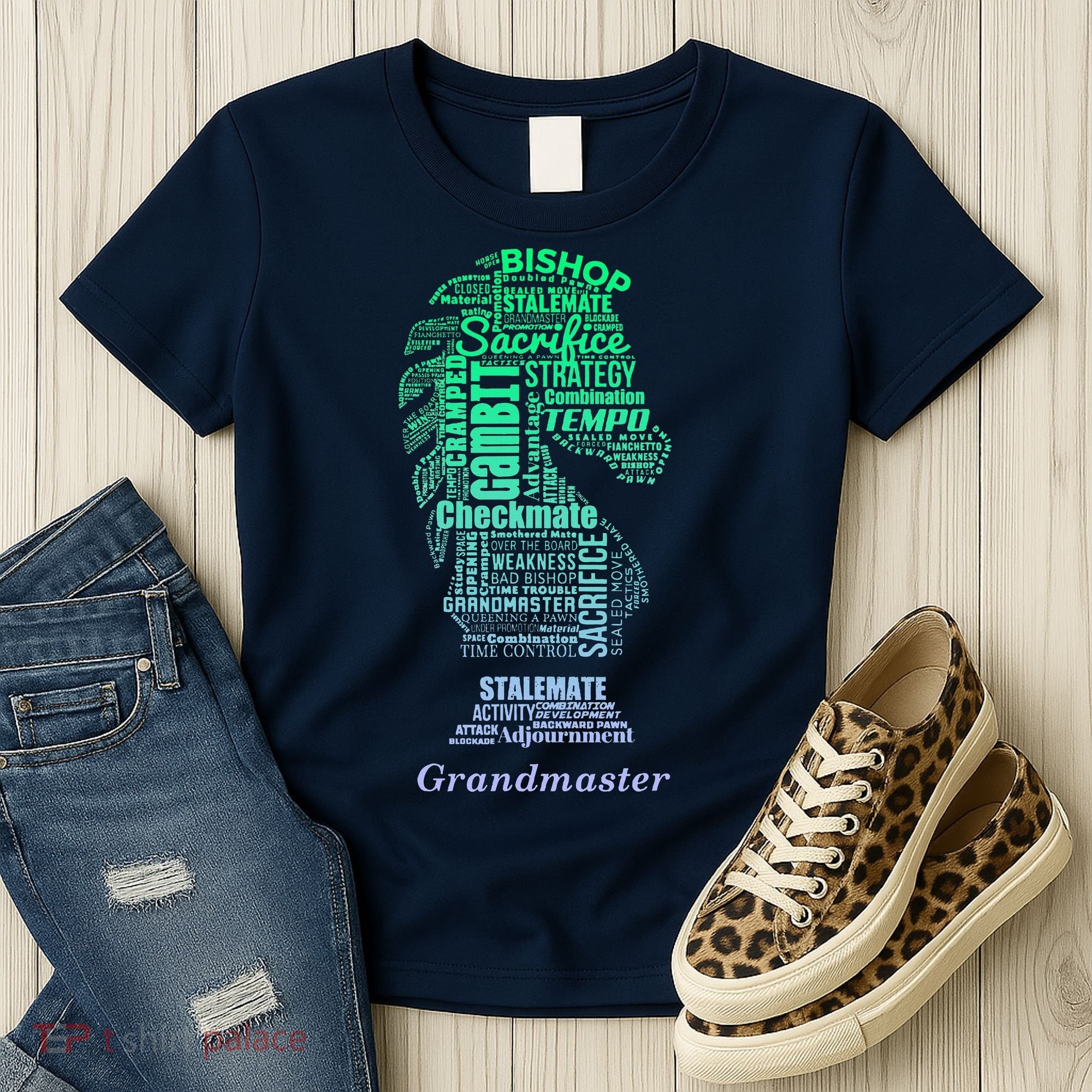 Bishop Chess Piece Group Costume Chess Club Chess Board Women's T-Shirt
