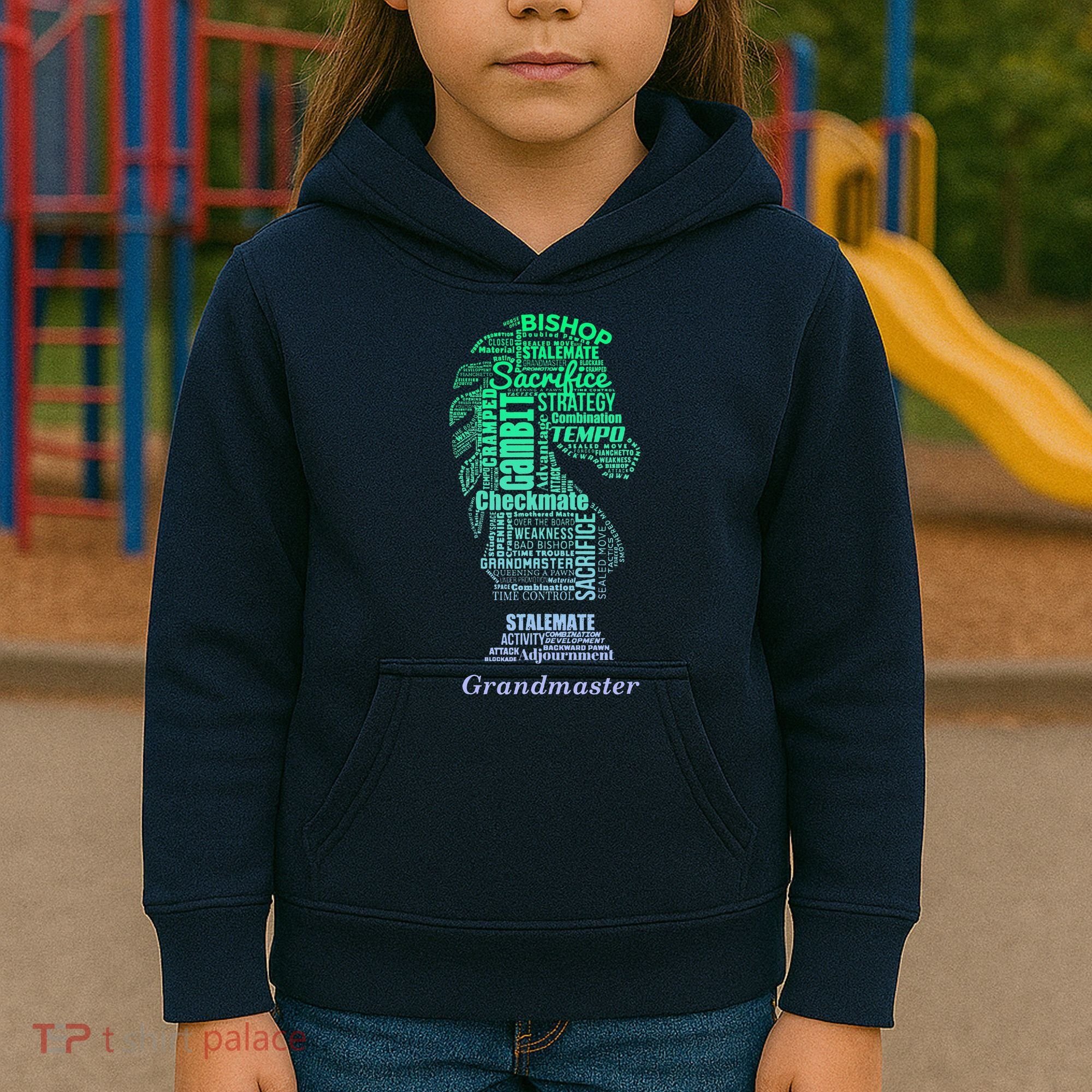 Bishop Chess Piece Group Costume Chess Club Chess Board Kids Hoodie