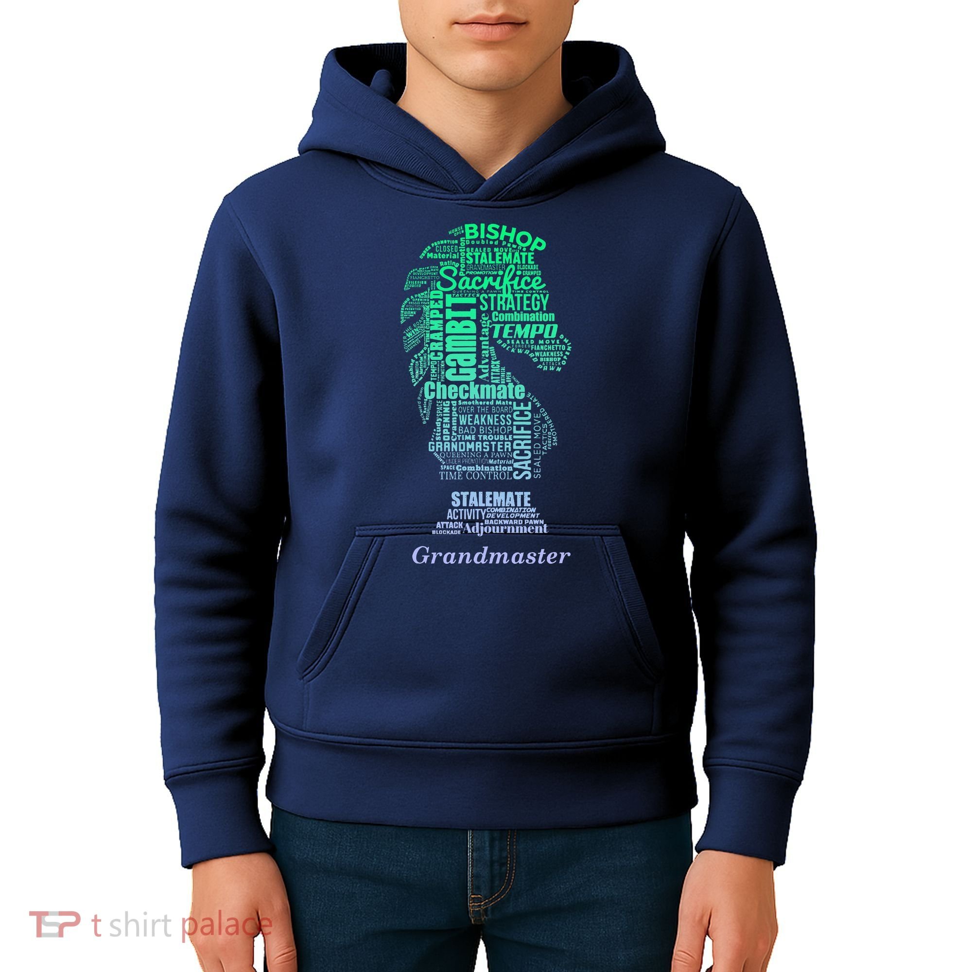Bishop Chess Piece Group Costume Chess Club Chess Board Kids Hoodie