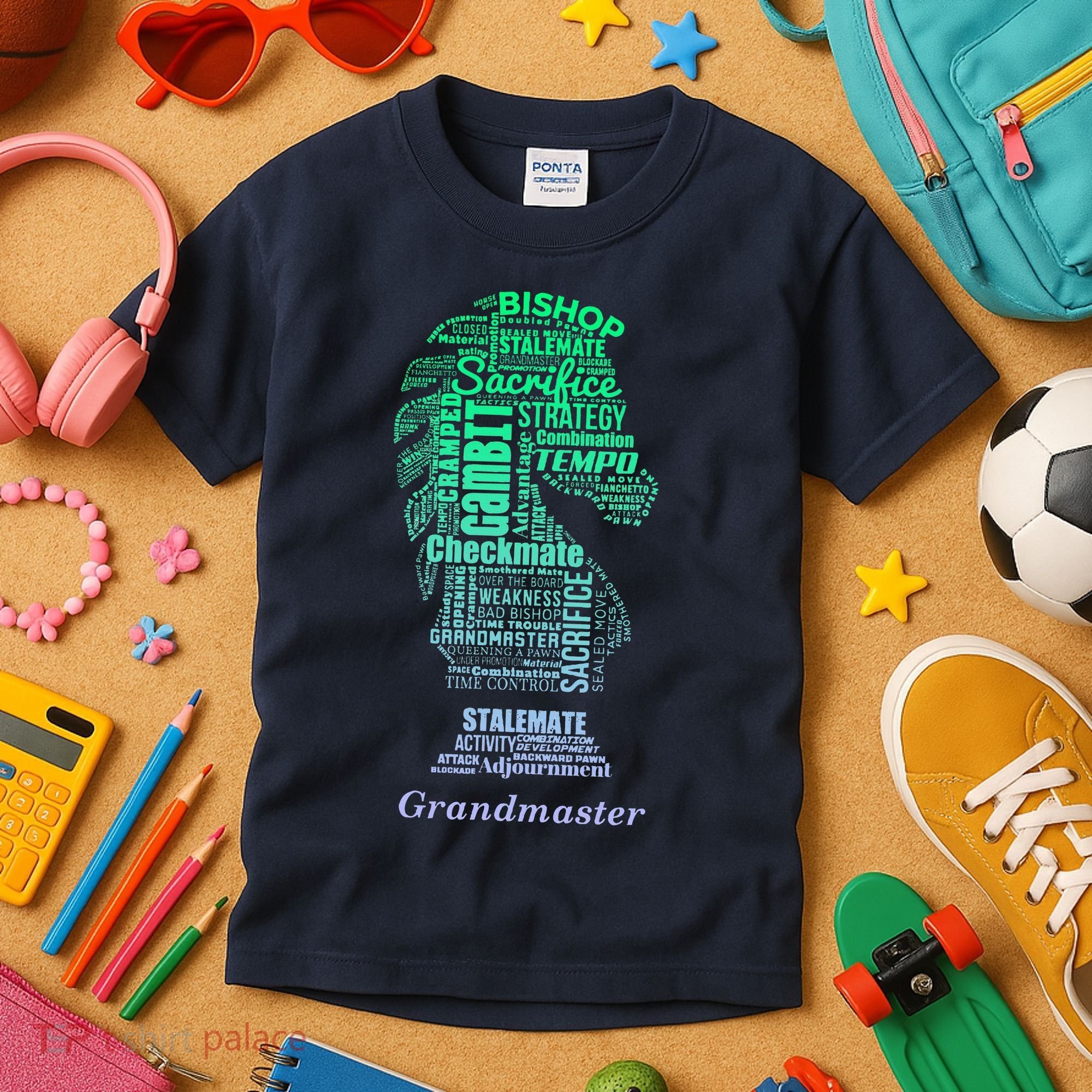 Bishop Chess Piece Group Costume Chess Club Chess Board Kids T-Shirt