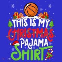 Basketball Christmas Pajama Meaningful Gift Xmas Party Basketball Gift Women's Tank Top thumb 5