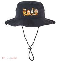 Bernedoodle Coffee Pumpkin Spice Dog Lover Fall Thanksgiving Gift Bucket Hat thumb 0