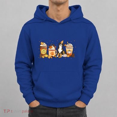 Bernedoodle Coffee Pumpkin Spice Dog Lover Fall Thanksgiving Gift Hoodie