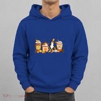 Bernedoodle Coffee Pumpkin Spice Dog Lover Fall Thanksgiving Gift Hoodie thumb 0