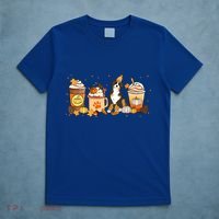 Bernedoodle Coffee Pumpkin Spice Dog Lover Fall Thanksgiving Gift T-Shirt thumb 5
