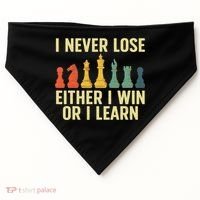 Best Chess Player For  Board Game  USA-Made Doggie Bandana thumb 0