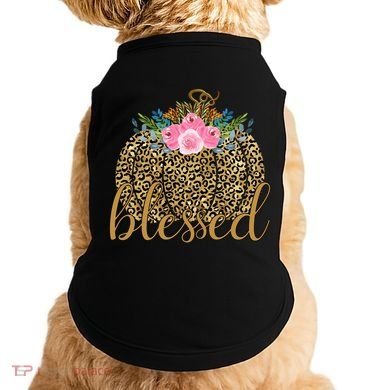Blessed Cheetah Pumpkin October Doggie Tank
