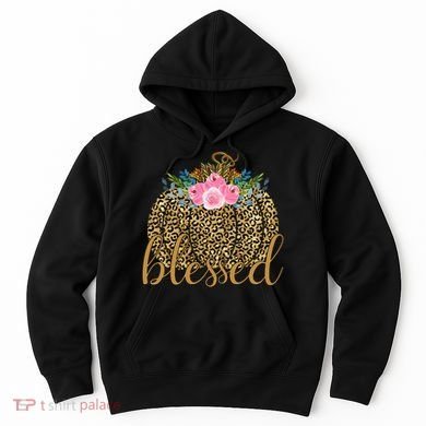 Blessed Cheetah Pumpkin October Hoodie