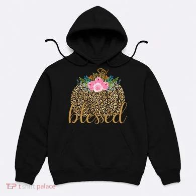 Blessed Cheetah Pumpkin October Hoodie