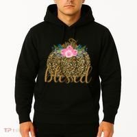 Blessed Cheetah Pumpkin October Hoodie thumb 2