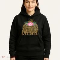 Blessed Cheetah Pumpkin October Hoodie thumb 5