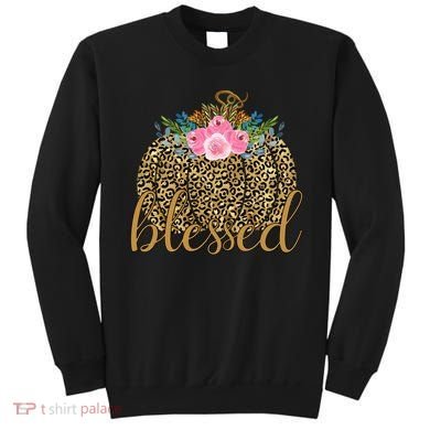 Blessed Cheetah Pumpkin October Sweatshirt