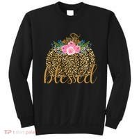 Blessed Cheetah Pumpkin October Sweatshirt thumb 0