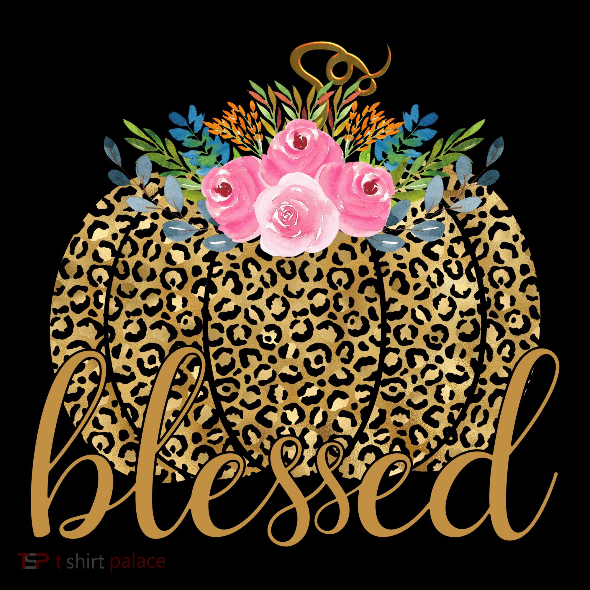 Blessed Cheetah Pumpkin October Sweatshirt