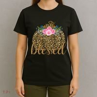 Blessed Cheetah Pumpkin October T-Shirt thumb 4