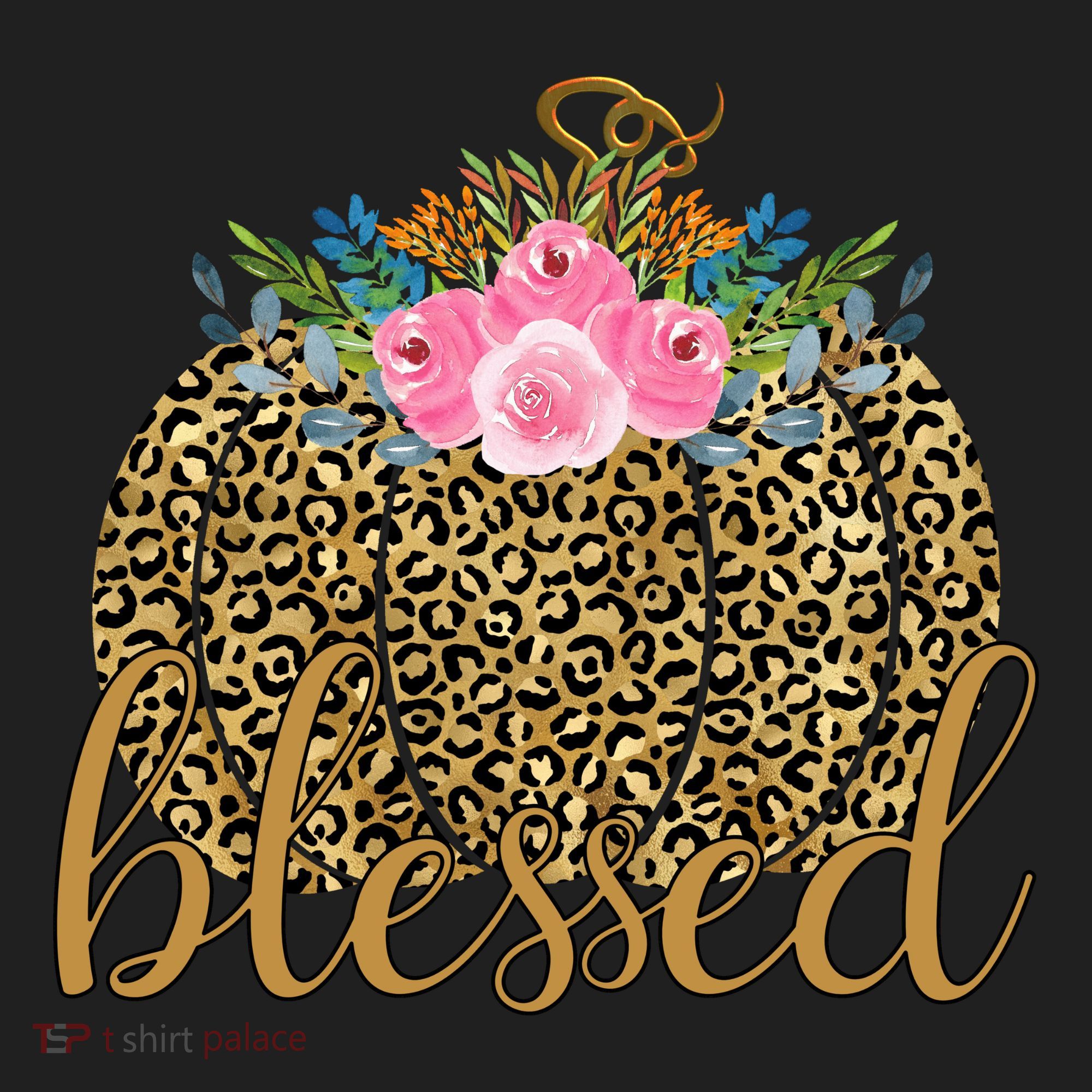 Blessed Cheetah Pumpkin October Beanie