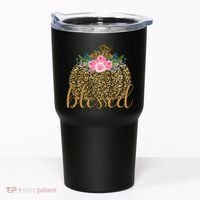 Blessed Cheetah Pumpkin October Tumbler thumb 0