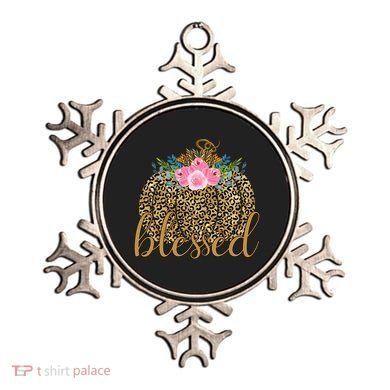 Blessed Cheetah Pumpkin October Ornament