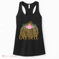 Blessed Cheetah Pumpkin October Women's Tank Top thumb 0