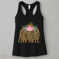 Blessed Cheetah Pumpkin October Women's Tank Top thumb 3