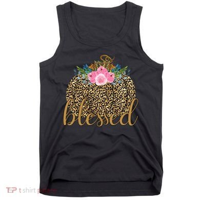Blessed Cheetah Pumpkin October Tank Top
