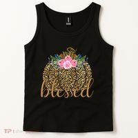 Blessed Cheetah Pumpkin October Tank Top thumb 2