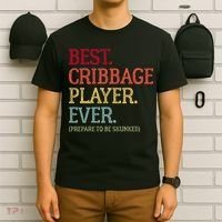 Best Cribbage Player Ever Prepare To Be Skunked Vintage T-Shirt thumb 6