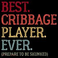 Best Cribbage Player Ever Prepare To Be Skunked Vintage T-Shirt thumb 7