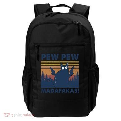 Black Cat Pew Pew Madafakas Backpack